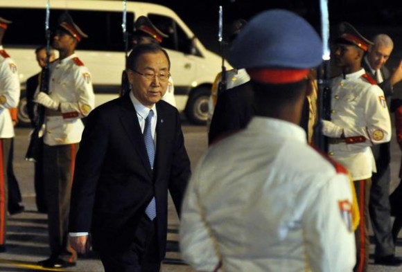 U.N. Secretary General Arrives in Cuba for Regional Summit