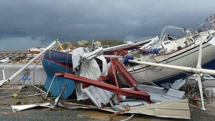 B.V.I. Director of Tourism Assesses Damage Caused by Hurricane Irma 