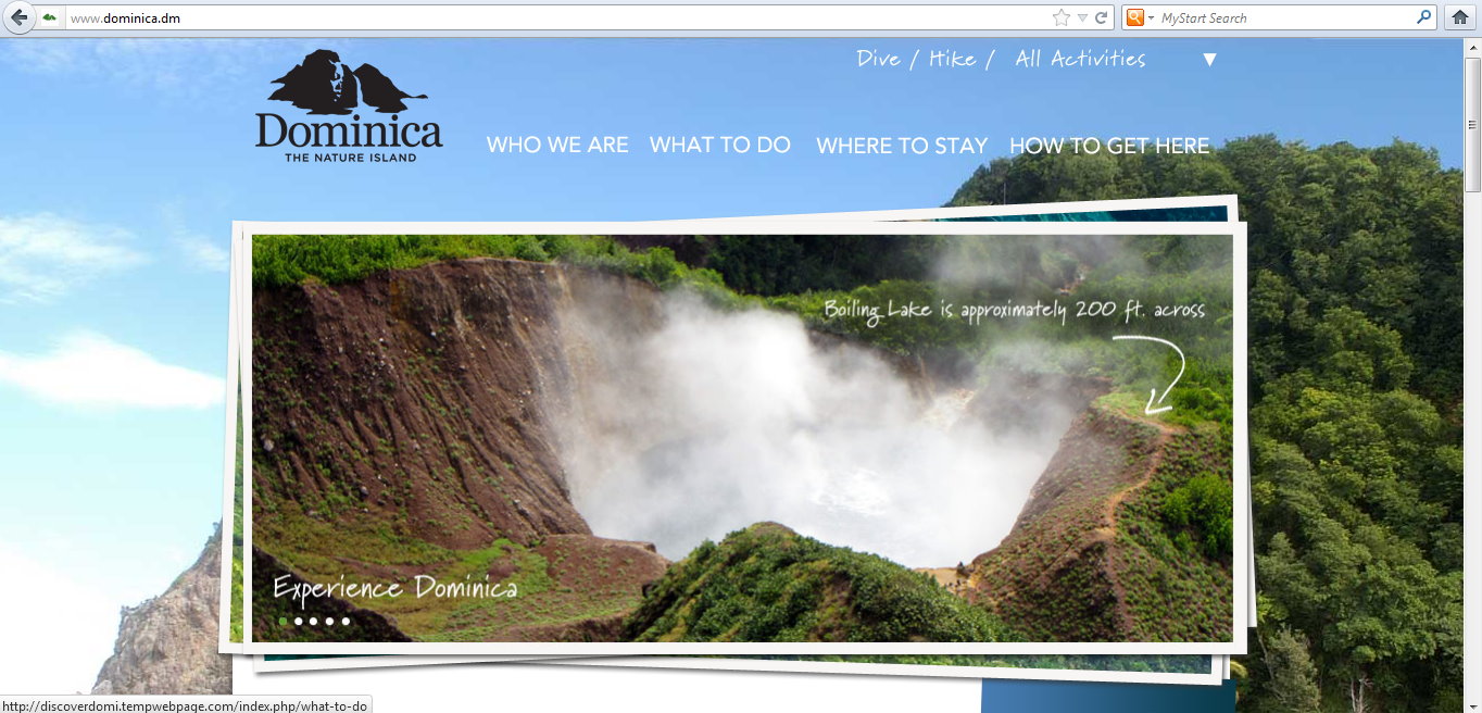 New Website Launched for Dominica Visitors