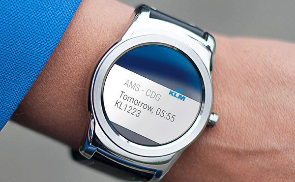 KLM Launches Android Smartwatch App