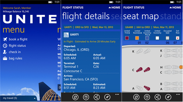 New Mobile Apps from United Airlines